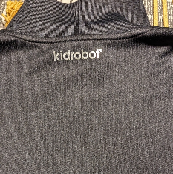 Track Jacket by Kid Robot, Black and Silver Metallic, XXL - Picture 4 of 5